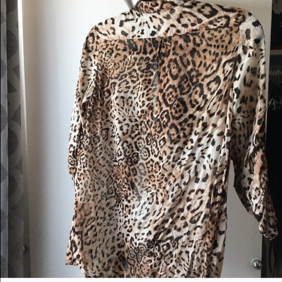 Zara leopard. Button down - Picture 5 of 5