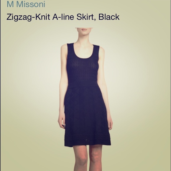 M missoni zig zag skirt