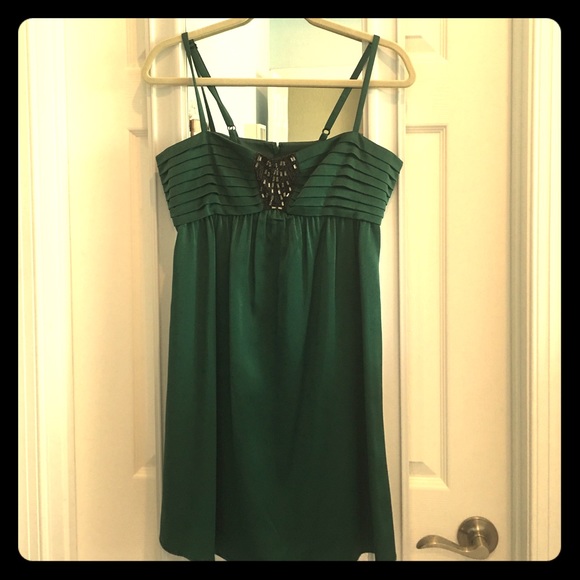 BCBG green dress