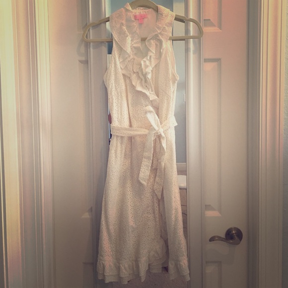 Lilly Pulitzer white eyelet dress