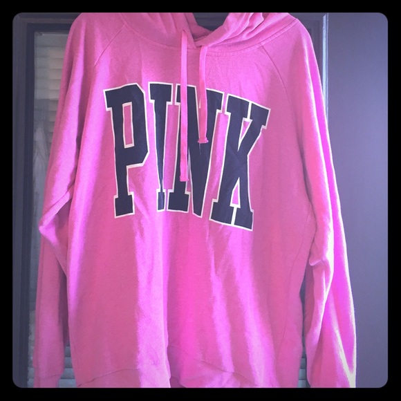 Long sleeve Long VS Pink Hoodie Size M
