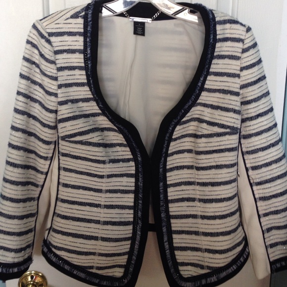 White House Black Market Jacket Blazer Sz 6 - Picture 1 of 4