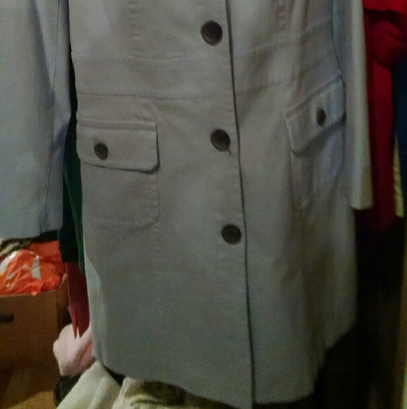 Sigrid olsen light blue jacket coat NEW small - Picture 4 of 4