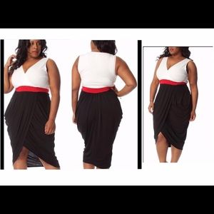 Plus Size wrap dress