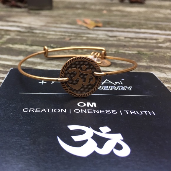 Horizontal Om Alex + Ani bangle