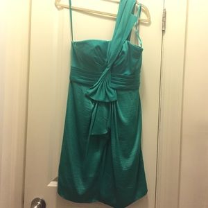 Jewel tone dress, perfect for a wedding!