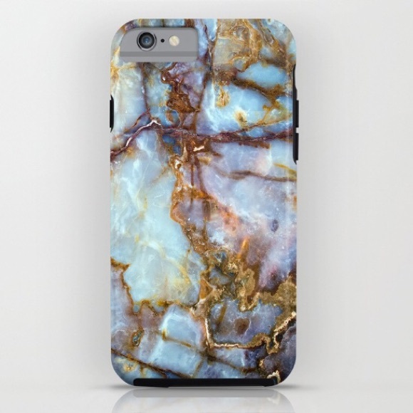IPhone 6s (or 6), tough case, blue marble