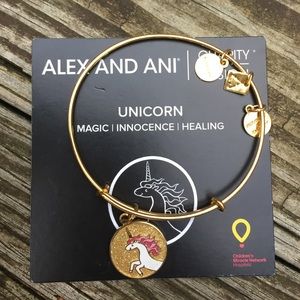 Gold Alex + Ani Unicorn bangle 🦄