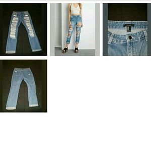 Boyfriend ripped jeans size 29
