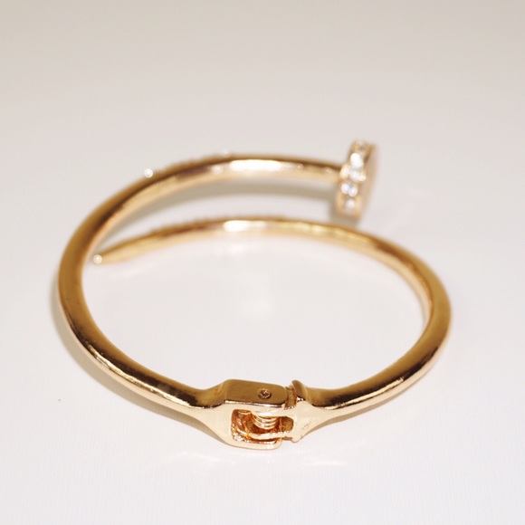 CZ Nail Bangle - Picture 4 of 5