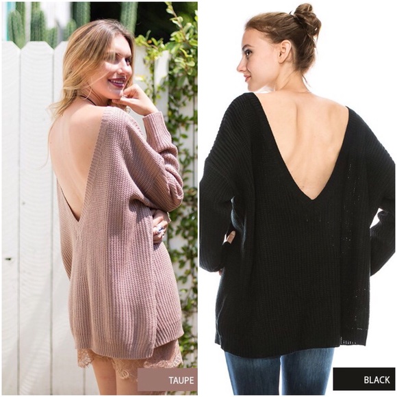 🚫Sold🚫V Knit Sweater - Dusk Pink - Picture 4 of 4