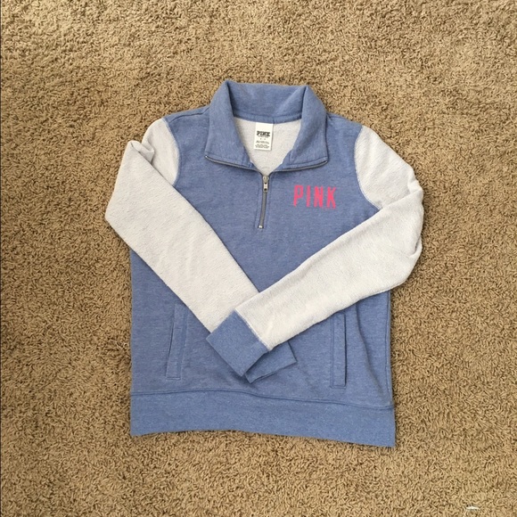 Victoria's Secret Pink Half-Zip Pullover