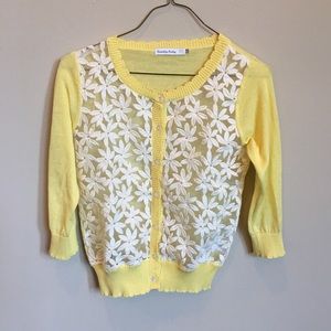 Japanese brand yellow cardigan