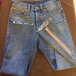 Levi's high waist denim