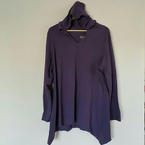 d & co. Long Sleeve Hooded Tee Shirt