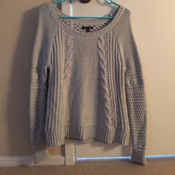 Baby Blue American Eagle Knit Sweater