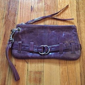 Latico purple clutch