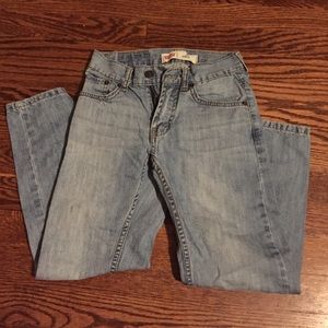 Boys size 8 slim Levi 505 straight leg jeans