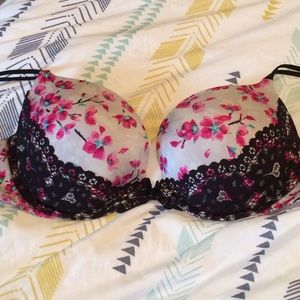Floral Very Sexy Push Up Victoria's Secret 34DD