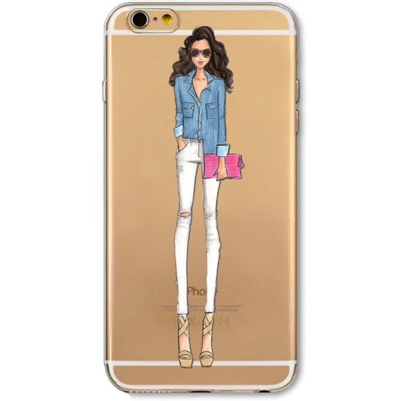 Iphone 6Plus/6sPlus Phone Case Women Dress Fashion - Picture 1 of 3