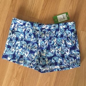 🆕 Lilly Pulitzer Mini Callahan Shorts NWT