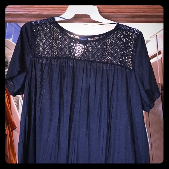 Black sheer fun top