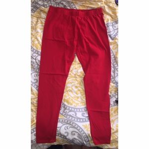 Red Leggings