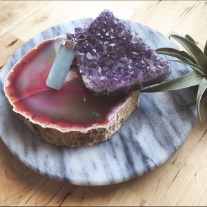 Aquamarine Sterling Silver Pendant