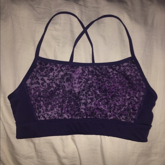 purple champion sports bra