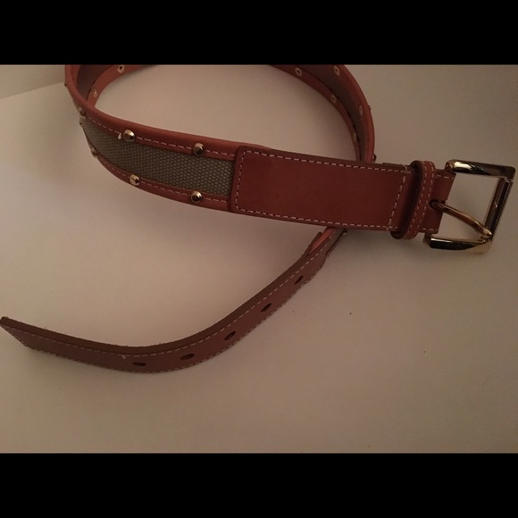 Michael Kors luggage and linen gold belt