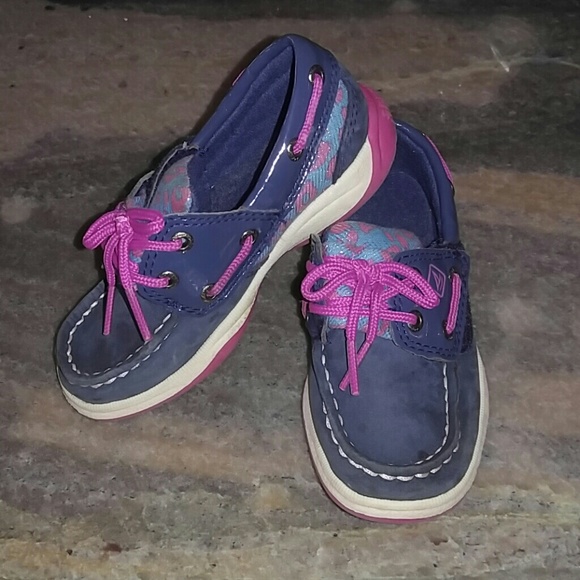 Girl's Sperry's, worn 3 times! Size 8
