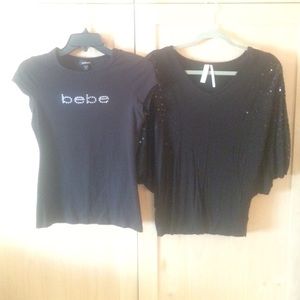 Bebe and Nordstrom black bundle size M will fit S