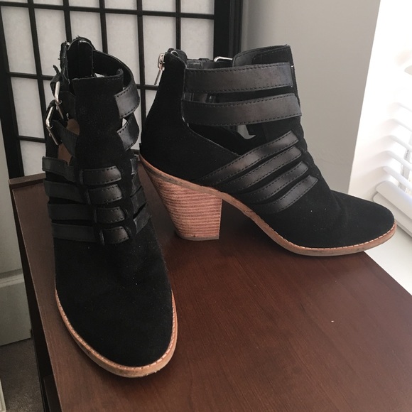 Dolce Vita black suede booties