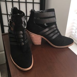 Dolce Vita black suede booties