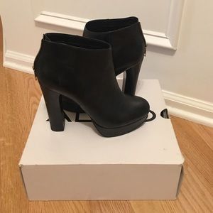 Aldo black booties
