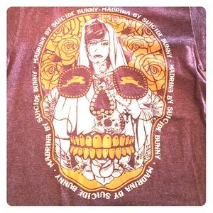 Purple suicide bunny tee