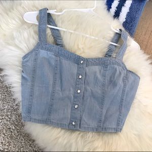 forever21 striped tube top