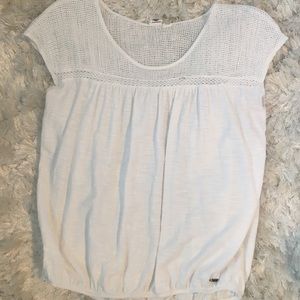 Gorgeous white Roxy blouse