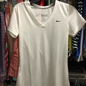 Nike dry fit v neck tee