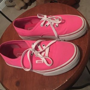 Hot pink vans