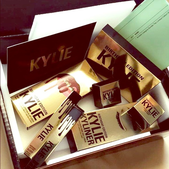Birthday collection by Kylie cosmetics