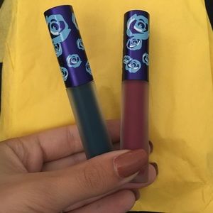 2 Lime Crime Matte Waterproof Velvetine Lipsticks