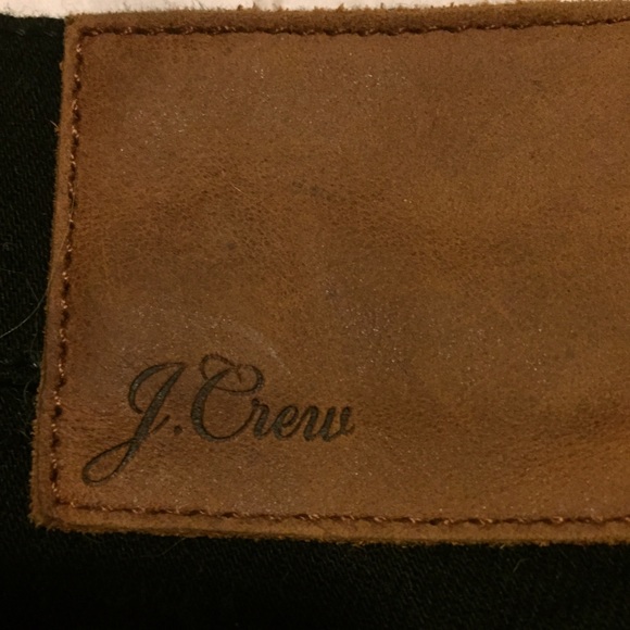 J. Crew Black Toothpick Skinny Jeans