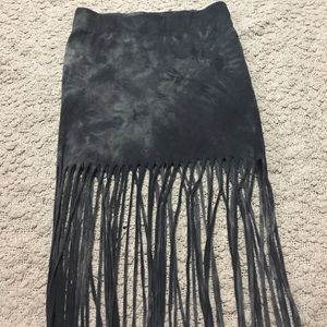 PACsun Fringe skirt