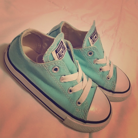 Teal Blue TODDLER Converse