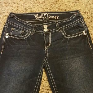 Skinny jeans, double buttons