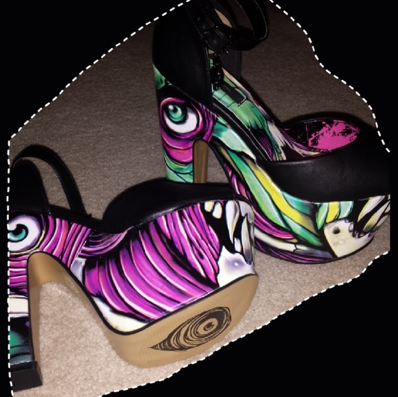 Iron Fist Super Platform Block Heels