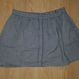 Striped Mini Skirt