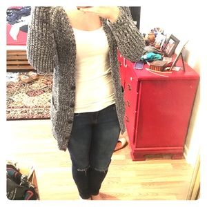 American Eagle cable knit cardigan