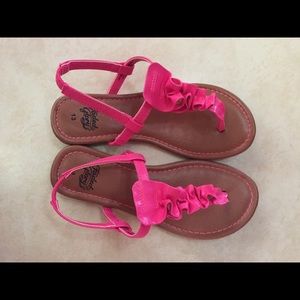 Pink sandals